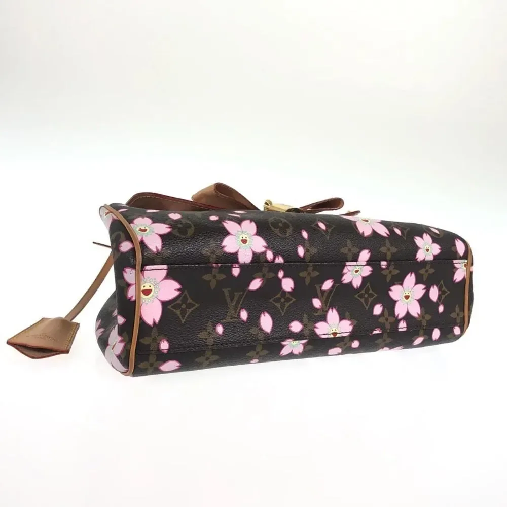 Louis Vuitton Cherry Blossom Sac Retro Handbag black - Picture 3 of 14